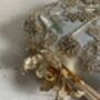 Gold Embroidered Square Handcrafted Clutch Bag, thumbnail 4 of 10