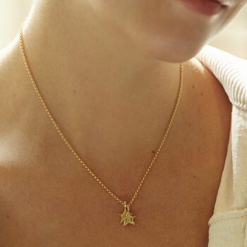 Friendship Stars Necklace In Silver Or Gold Vermeil, 4 of 5
