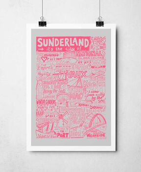 Sunderland Landmarks Print, 11 of 11