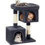 Cat Tree With Sisal Scratching Posts And Plush Condos, thumbnail 9 of 10