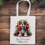Personalised King Charles Spaniel In Christmas Lights, thumbnail 4 of 10