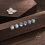 Moonstone Thorn Claw Stud Earrings, thumbnail 3 of 11