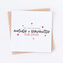 Father And Daughter Valentine's Card, thumbnail 3 of 4