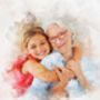 Christmas Gift – Personalised Watercolour Family Portrait From Your Photo, thumbnail 4 of 9