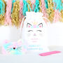 Personalised Cat Sleepover Bag And Accessories, thumbnail 1 of 4