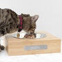 Personalised Bamboo Pet Bowl, thumbnail 1 of 5