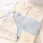 New Baby Cardigan, Babygrow And Hat Gift Set, thumbnail 3 of 12