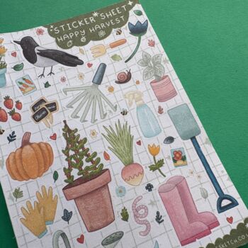 The Happy Harvest Gardening Sticker Sheet, 2 of 4