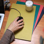Personalised Initials Premium Leather Mouse Mat, thumbnail 3 of 6
