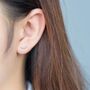 40th Birthday Still Shining Sterling Silver Star Earrings, thumbnail 4 of 7