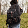 Canvas Backpack Rucksack For Women, thumbnail 1 of 12