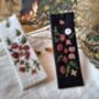 Hand Embroidered Flower On Linen Bookmark, thumbnail 2 of 11
