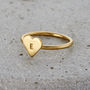 Personalised Mini Heart Ring, thumbnail 3 of 5