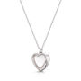 Floating Heart Memory Locket Sterling Silver, thumbnail 4 of 8