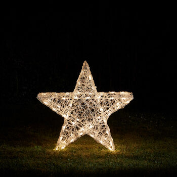 Twinkly Smart LED Outdoor Acrylic Medium Christmas Star, 2 of 12