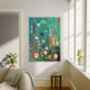 Japanese Flower Meadow Art Print, thumbnail 2 of 3
