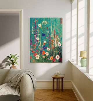 Japanese Flower Meadow Art Print, 2 of 3