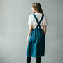 Crossover Linen Pinafore Apron, thumbnail 2 of 12