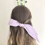 Lavender Large Bow Hair Clip, Bow Barrette, thumbnail 1 of 4