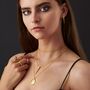 Square Chain Choker Necklace, thumbnail 4 of 6