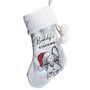 Personalised Dog Breed Christmas Stocking, thumbnail 3 of 4