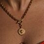 Zodiac Sun Pendant Necklace, thumbnail 2 of 9