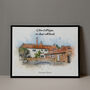 Personalised 'Where It All Began' Watercolour Print, thumbnail 4 of 8