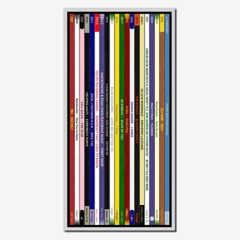 18th Birthday Music Number Ones 2007 Print, 5 of 10