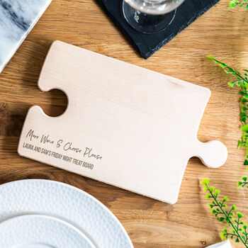 Personalised More Wine And Cheese Please Serving Board, 4 of 4