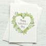 Floral “Happy Valentine's Day” Card, thumbnail 1 of 3
