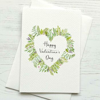 Floral “Happy Valentine's Day” Card, 3 of 6