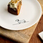 Sausage Dog Side Plate, Fine Bone China, thumbnail 2 of 5