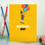 Birthday Card ‘Birthday Boy’, thumbnail 1 of 4