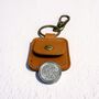 Lucky Sixpence Coin Keepsake Keyring Choose Your Year, thumbnail 3 of 4
