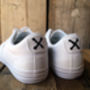 Bespoke Painting Onto Leather Trainers, thumbnail 5 of 7
