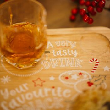 Personalised Christmas Eve Santa Treat Board, 9 of 10