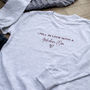 Fell In Love With… Personalised Jumper, thumbnail 2 of 3