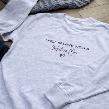 Fell In Love With… Personalised Jumper, 2 of 3