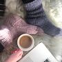 Sofa Socks 100% Merino Knitting Kit, thumbnail 1 of 6