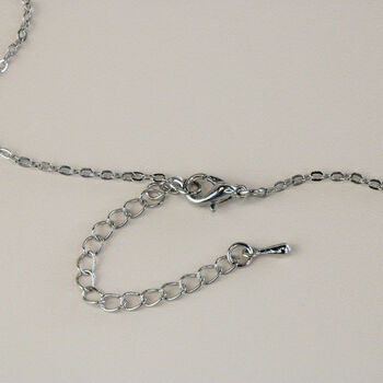 Crystal Interlocking Cross Pendant Necklace, 3 of 3