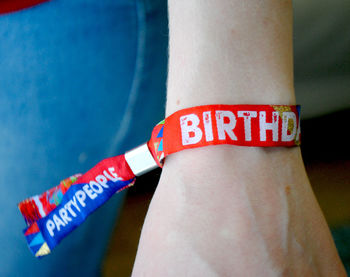 Birthdayfest Festival Birthday Party Wristbands, 4 of 10