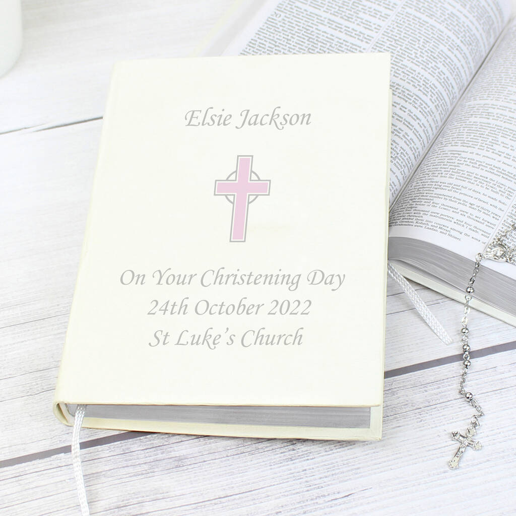 Personalised Cross Children's Bible Gift, 1 of 6