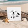 Seagull With Chips Greeting Card, thumbnail 1 of 6