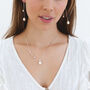 Silver Or Gold Freshwater Pearl Necklace, thumbnail 2 of 5