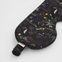 Wilderness Black Sleep Mask, thumbnail 4 of 5