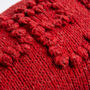 Christmas Noel Cushion Easy Knitting Kit, thumbnail 5 of 7