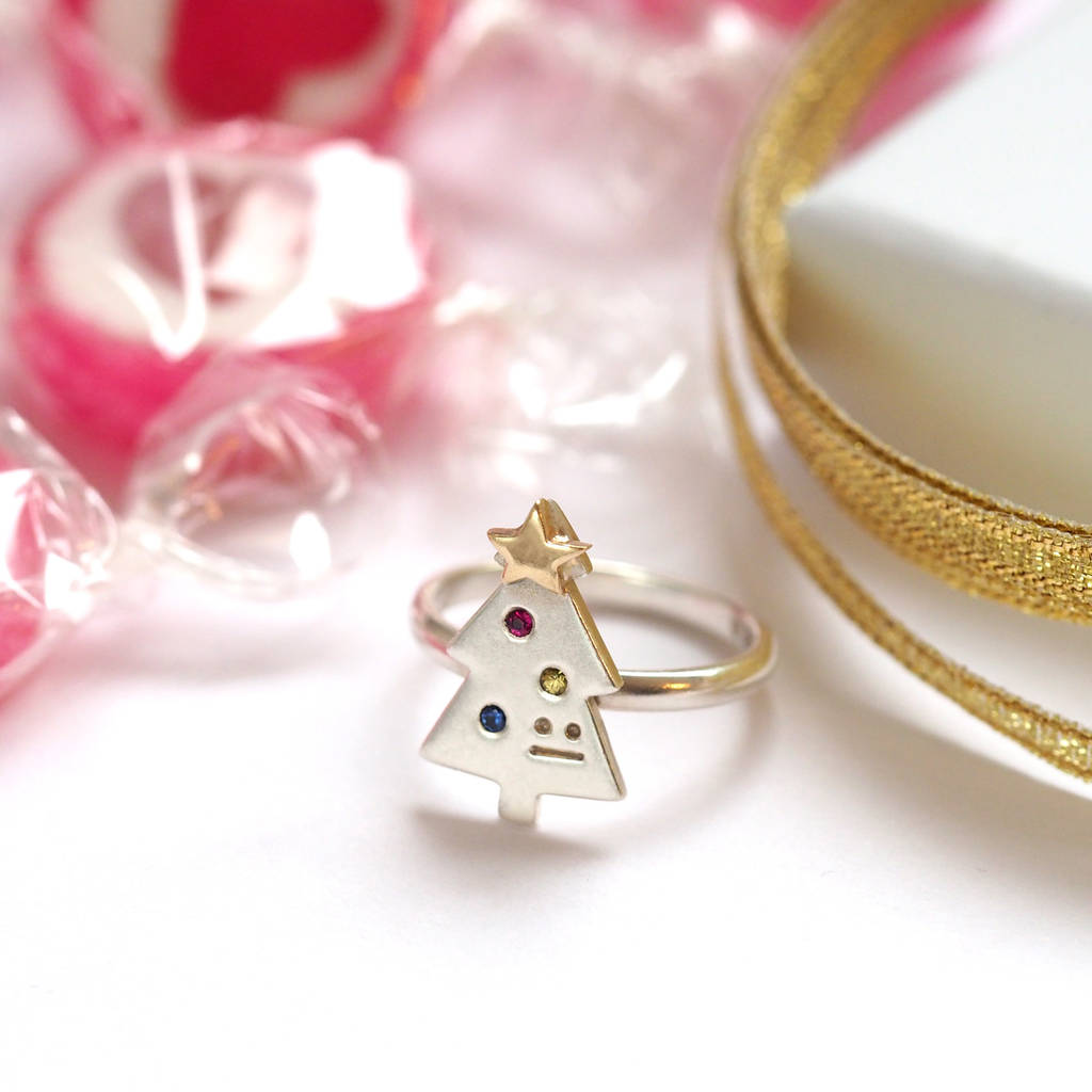 christmas tree ring by rock cakes