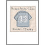 Personalised Football Shirt Father's Day Card, thumbnail 7 of 10
