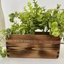 Personalised Wooden Pot Planter, thumbnail 1 of 8