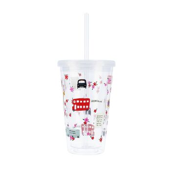 God Save The King Coronation Plastic Straw Cup, 2 of 6
